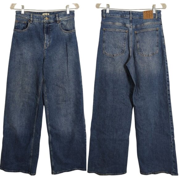BAUM UND PFERDGARTEN Wide Leg High Waist Nini Women's Jeans sz 36 Sz 8 - Picture 3 of 16